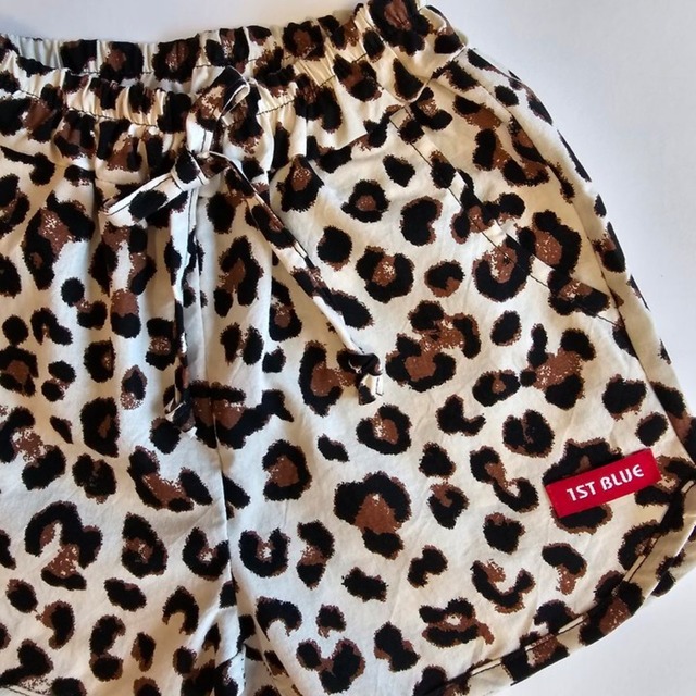 《予約》1st blue ¨ leopard half pants ¨ 2nd 26summer
