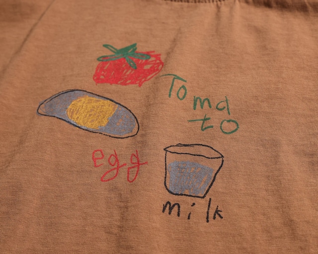 《即納》送料無料【normal play】Egg Half Sleeve Tee
