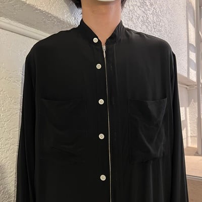 MASU　エムエーエスユー　20SS ZIP-UP SILK SHIRTS　シャツ　48　179cm63kg【表参道t04】 |  ブランド古着Brooch powered by BASE