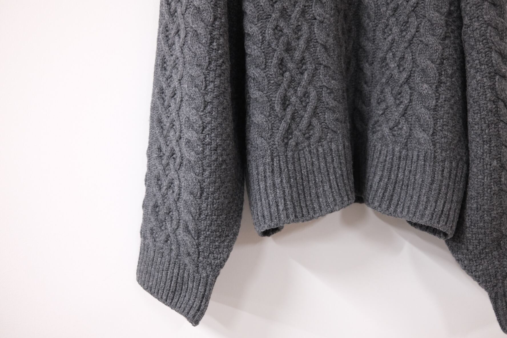 TENNE HANDCRAFTED MODERN “ ALAN KNIT “ CHARCOAL | Lapel online store