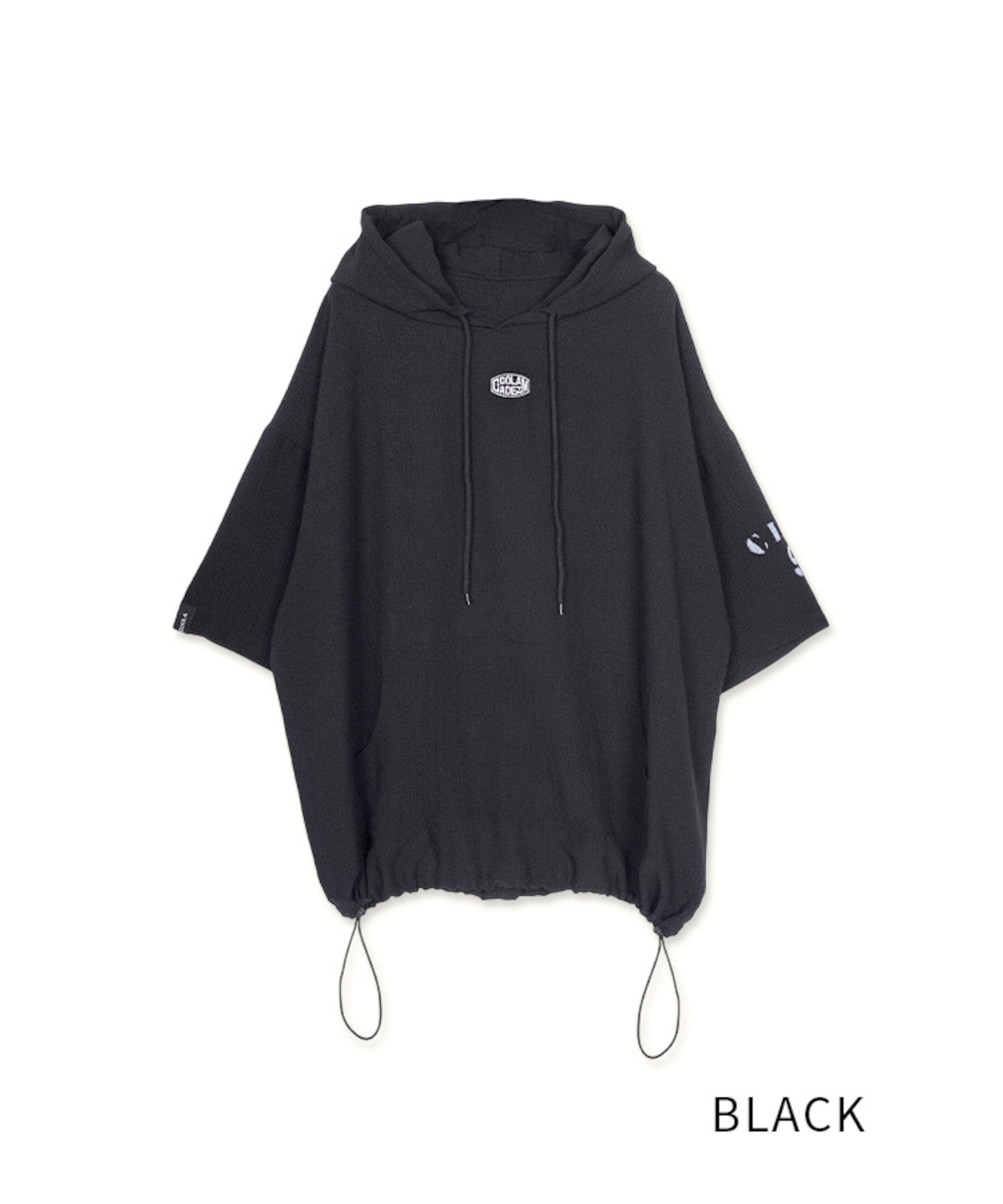 【直営限定ITEM】ソフトシアサッカーフーディー (BLACK) CQ-49002H