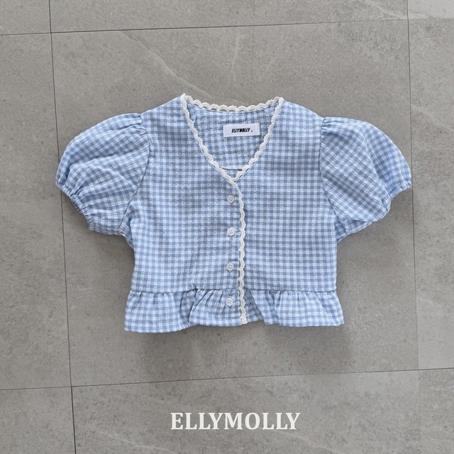 [予約][送料無料]≪ELLY MOLLY≫Veil Lace Blouse 28