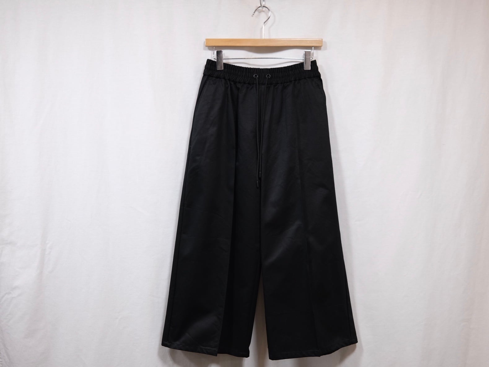 semoh パンツ semoh”Pin Tuck Wide Pants Black” | Lapel online store