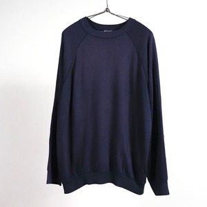 70’s Faded Navy Sweatshirt XL Two Tone ネイビースウェット フェード