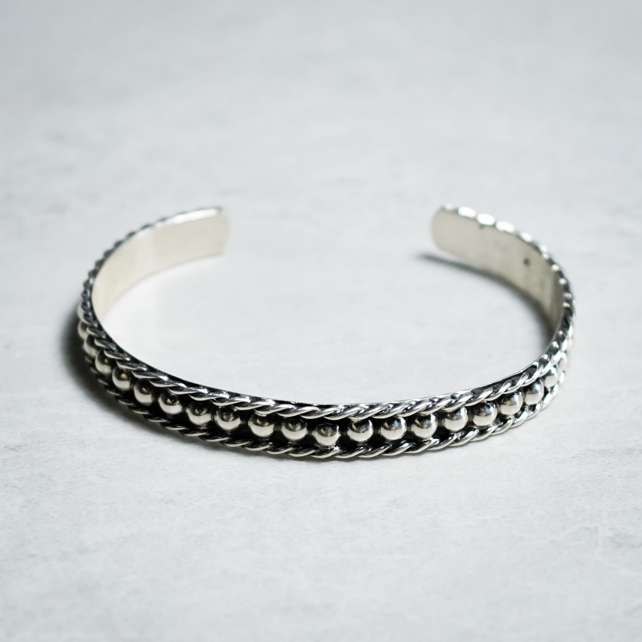 British Vintage Silver Twist Ring イギリス ヴィンテージ シルバー