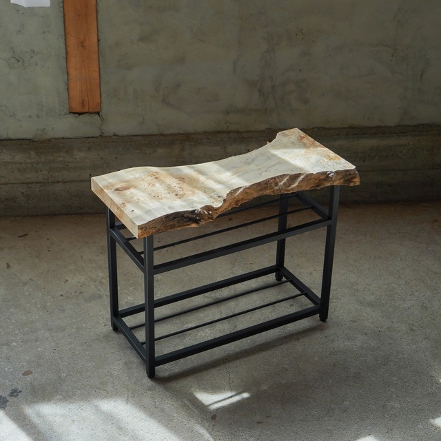 ポプラの一枚板 エントランス用コンソールテーブル