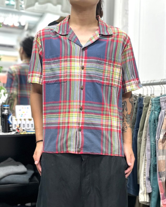 00’s~ Polo by Ralph Lauren Design Open Collar Shirt【Other Side店】