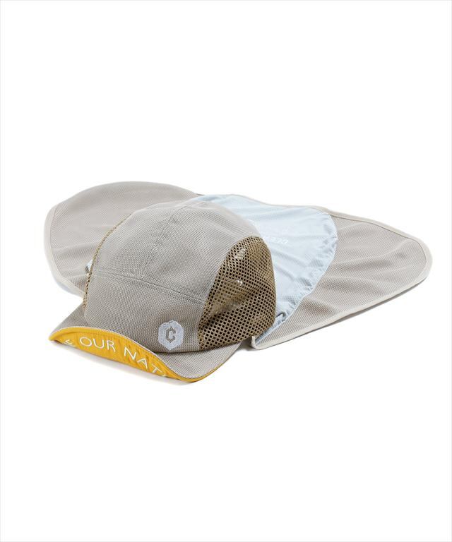 Clef クレ アウトドアキャップ FRESCO LONG SHADE CAP BC004 Beige
