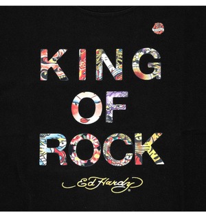 KING OF ROCK /Ed Hardy キングオブロック ED Tシャツ