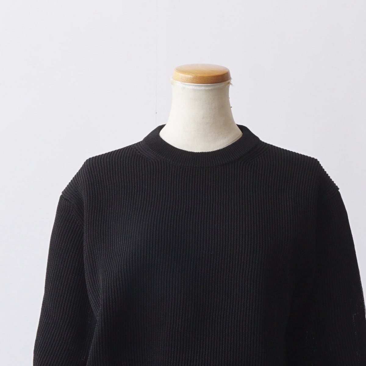 【くろ様】AURALEE FLAT YARN RIB KNIT P/O AURALEE/オーラリー・FLAT YARN RIB KNIT P/O | a flat shop