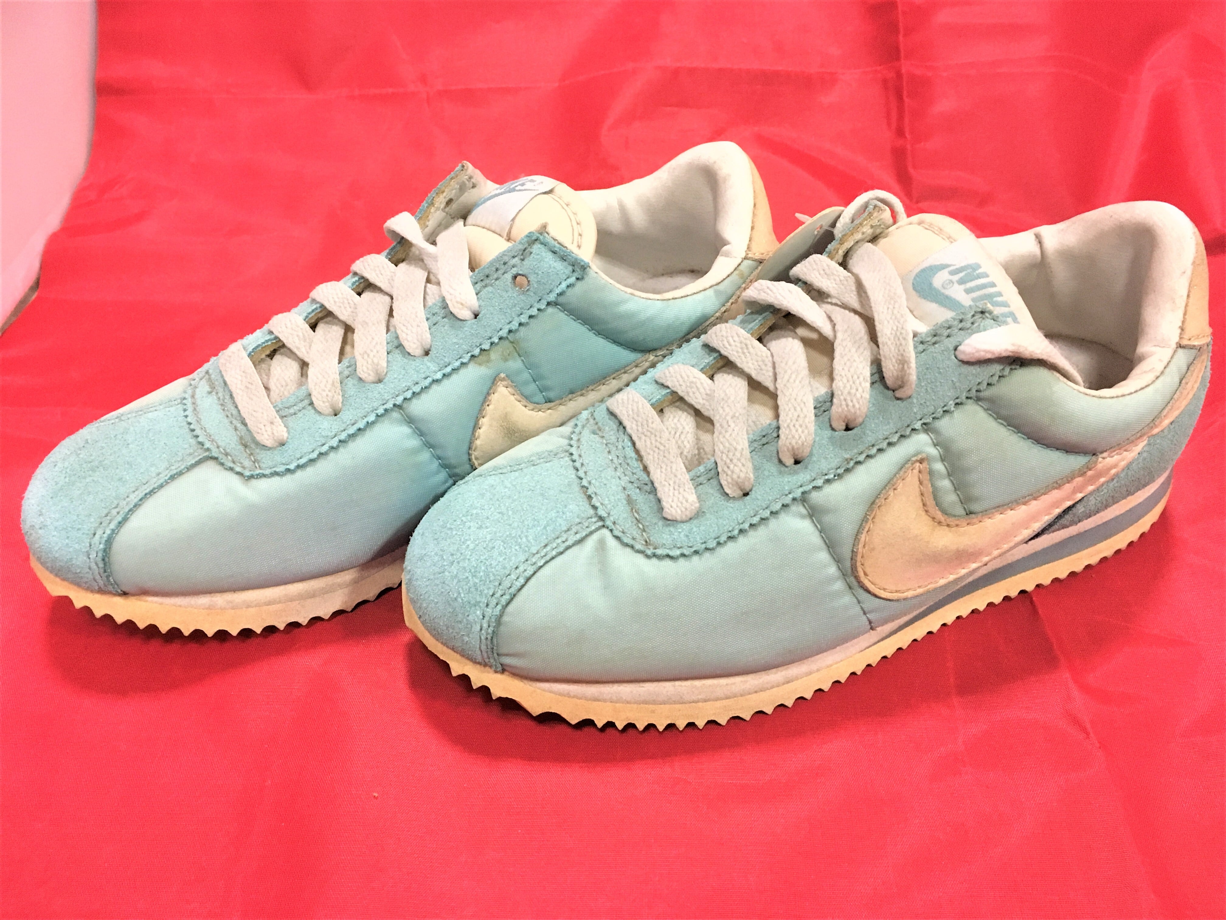 NIKE（ナイキ）CORTEZ （コルテッツ）ナイロン 3.5Y 22.5cm 水色/白