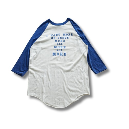 Stedman ステッドマン クリスチャンメッセージ ラグランTシャツ（表記L・実寸L相当）｜NA853