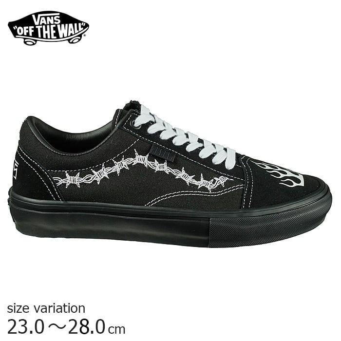 VANS SKATE OLD SKOOL Elijah Berle Black/Black/White バンズ ...