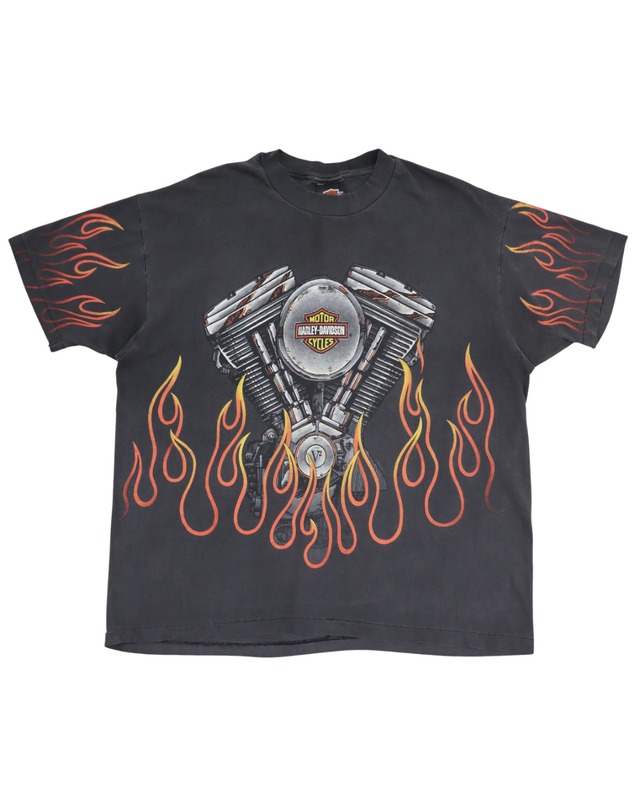 HARLEY DAVIDSON V-TWIN ENGINE FLAME XL