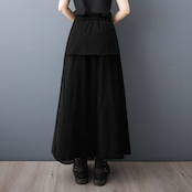 チュール レイヤード スカート 00067