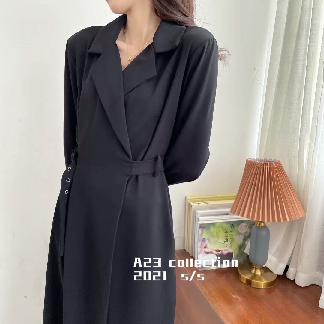 コート風ワンピース　AJ3396-D03