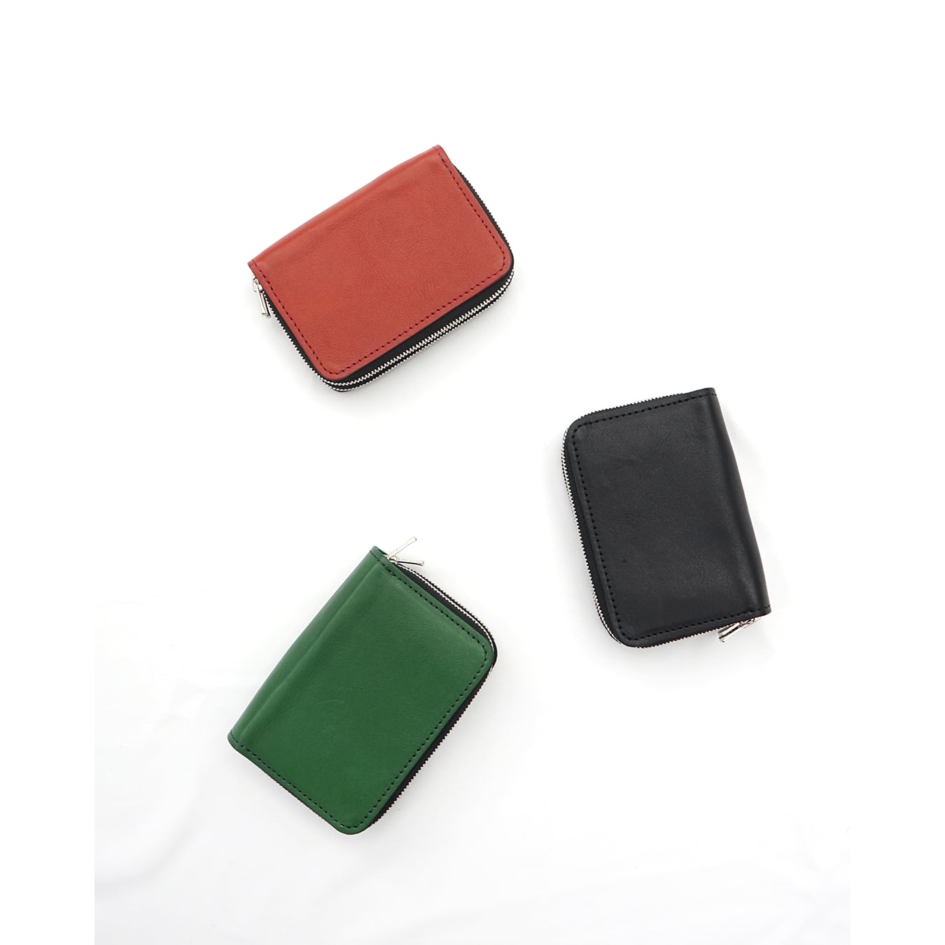 kujaku] (クジャク) A-547 Wallet with Key Case (Black) | Clique