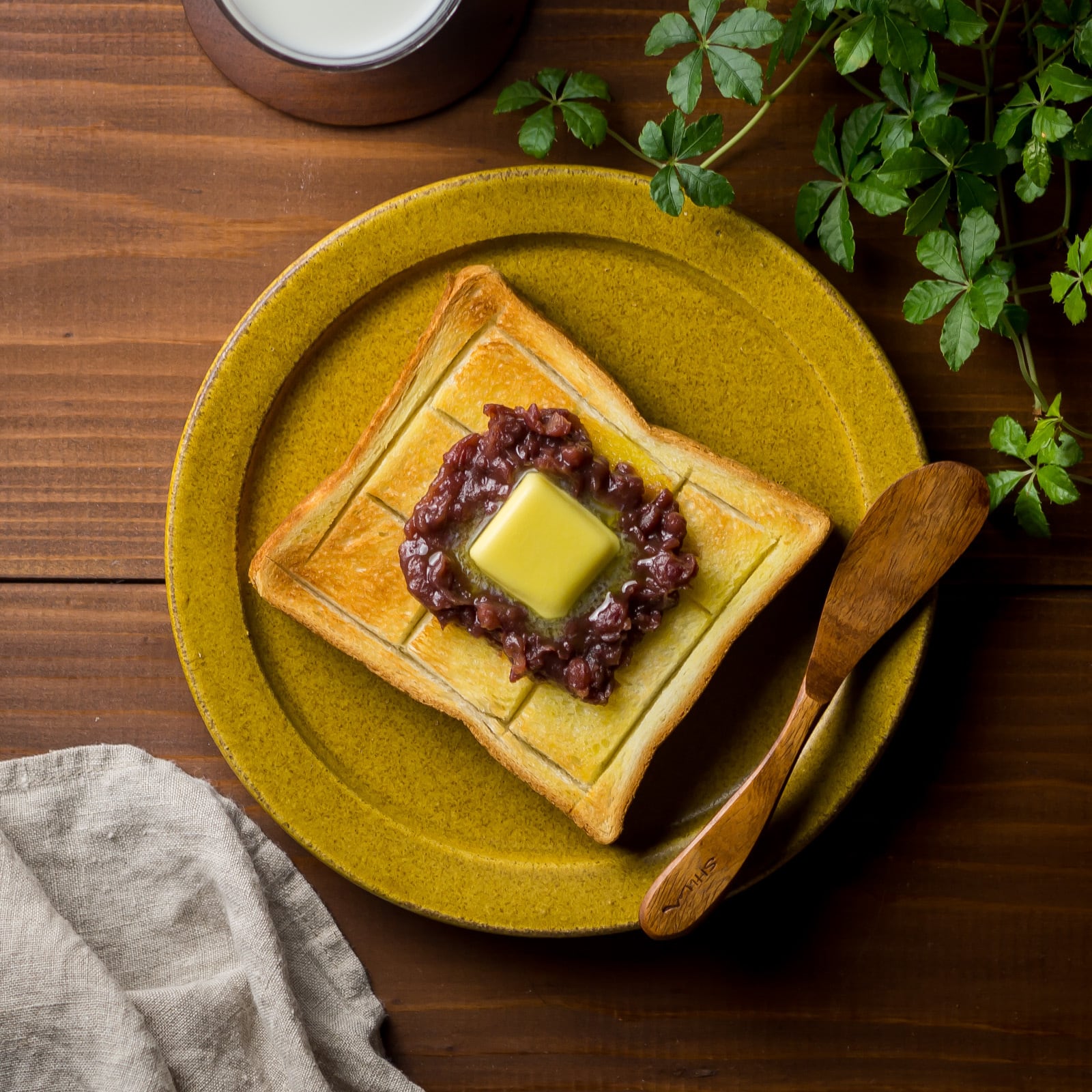 SHIROUMA 洋皿 18cm 芥子色(中皿・パン皿・ケーキ皿)/長谷川 哲也