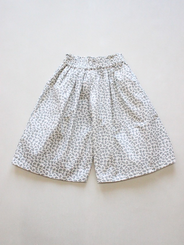 little cotton clothes  Organic Ruth Culottes - Porcelain Floral