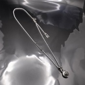 SW:HEART #1 NECKLACE with GODSIZE® I.D. TAG / スタンプワークハート#1 ネックレス ゴッドサイズ® I.D.タグ