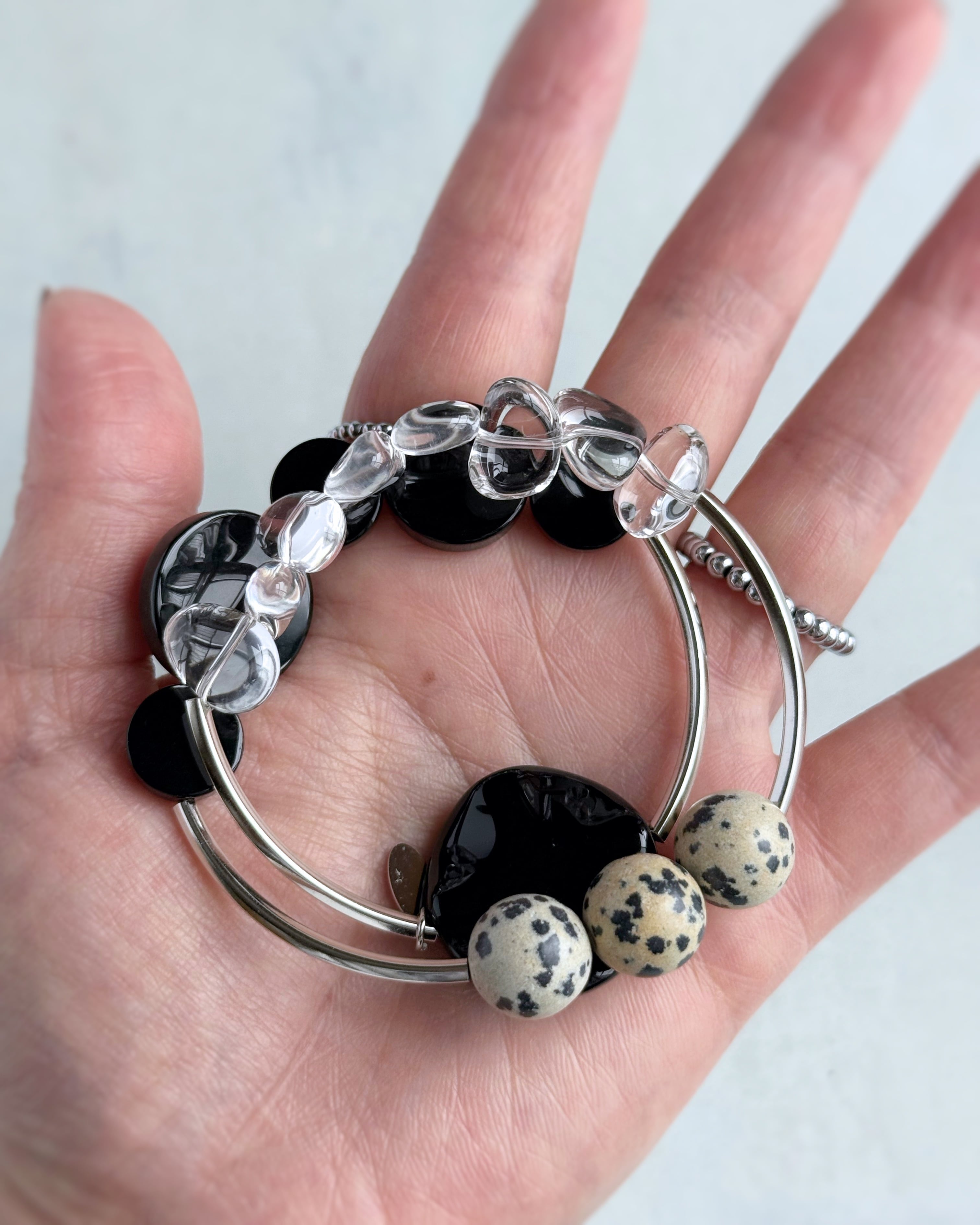 layered bracelet(モノトーン)