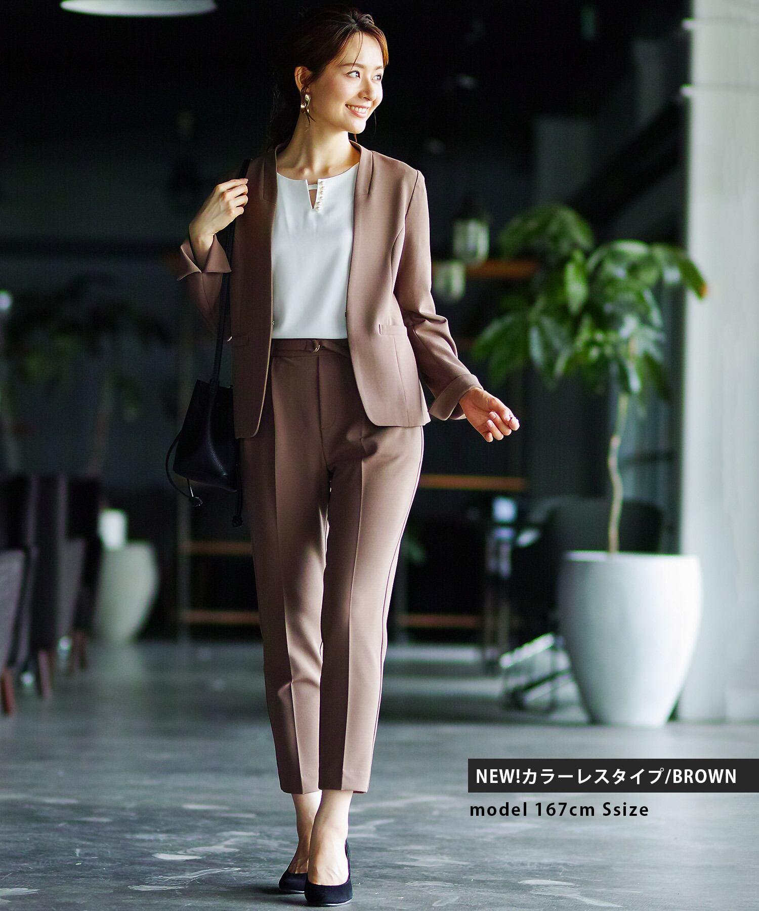 49 割引ブラック系 Free Size激安通販 良品パンツスーツ レディース ハイウエスト セットアップ パンツスーツ おr パンツスーツ上下 スーツ フォーマル ドレスブラック系free Size thaar Net