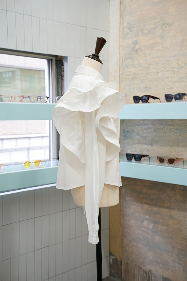 AFTERGLOW RUFFLE BLOUSE