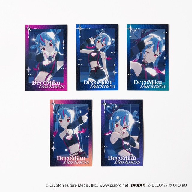 【デコミク ダークネス】 ランダム チェキ風カード（5種）【予約対象商品】