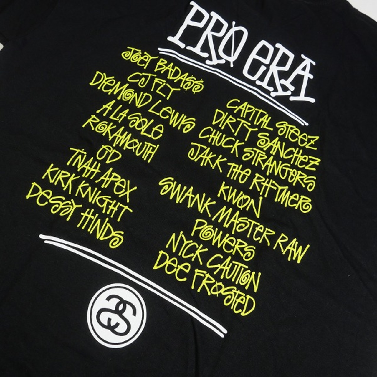 Size【L】 STUSSY ステューシー ×Pro Era Tee Black Tシャツ 黒 【新古 
