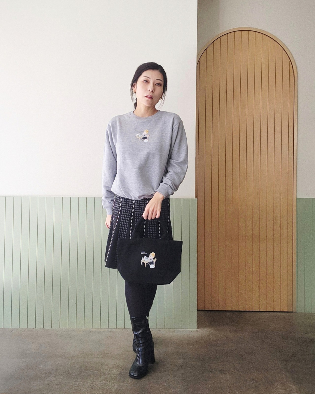 【11/30まで】Sweet_ヴィンテージ風トートバッグ - 5