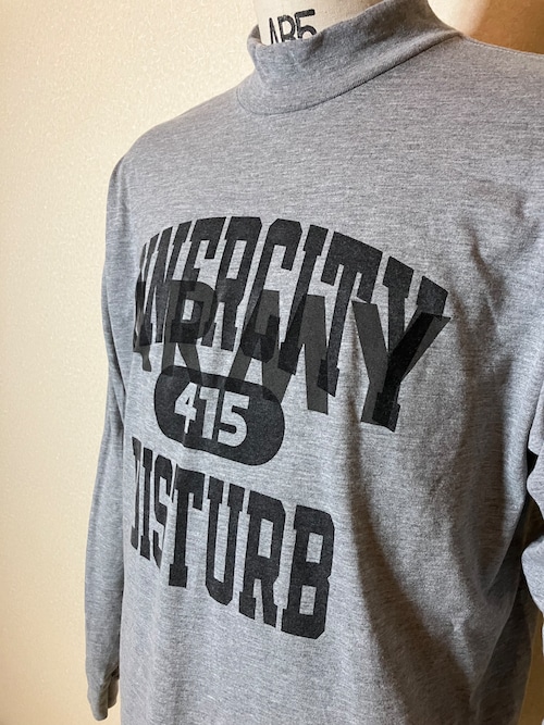 DEAD STOCK COLLEGE OVER PRINT US ARMY LONG SLEEVE T / INNERCITY 7