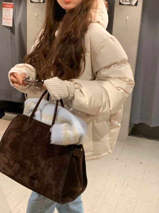 (OUNCE) pocket hood duck down padding / 2color