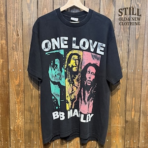 2000's〜 BOB MARLEY ONE LOVE PRINT T-SHIRT 【サイズ表記 XL】 /  2000年代～ ボブ・マーリー ”ワンラブ” プリント Tシャツ 【着画有り】