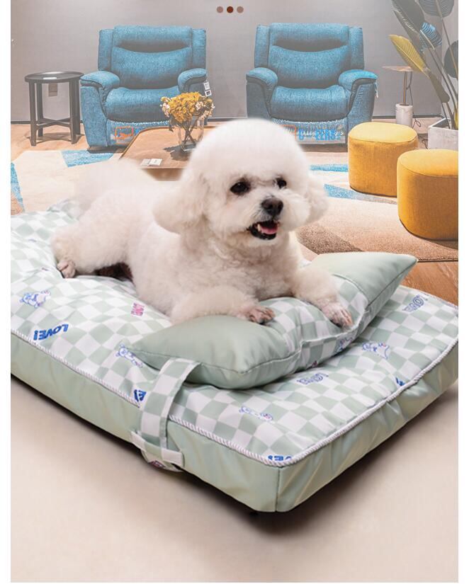 秋冬新作ペットベッド ふわふわマット クッション 犬 猫 洗える 滑り止め 通気性 暖かい