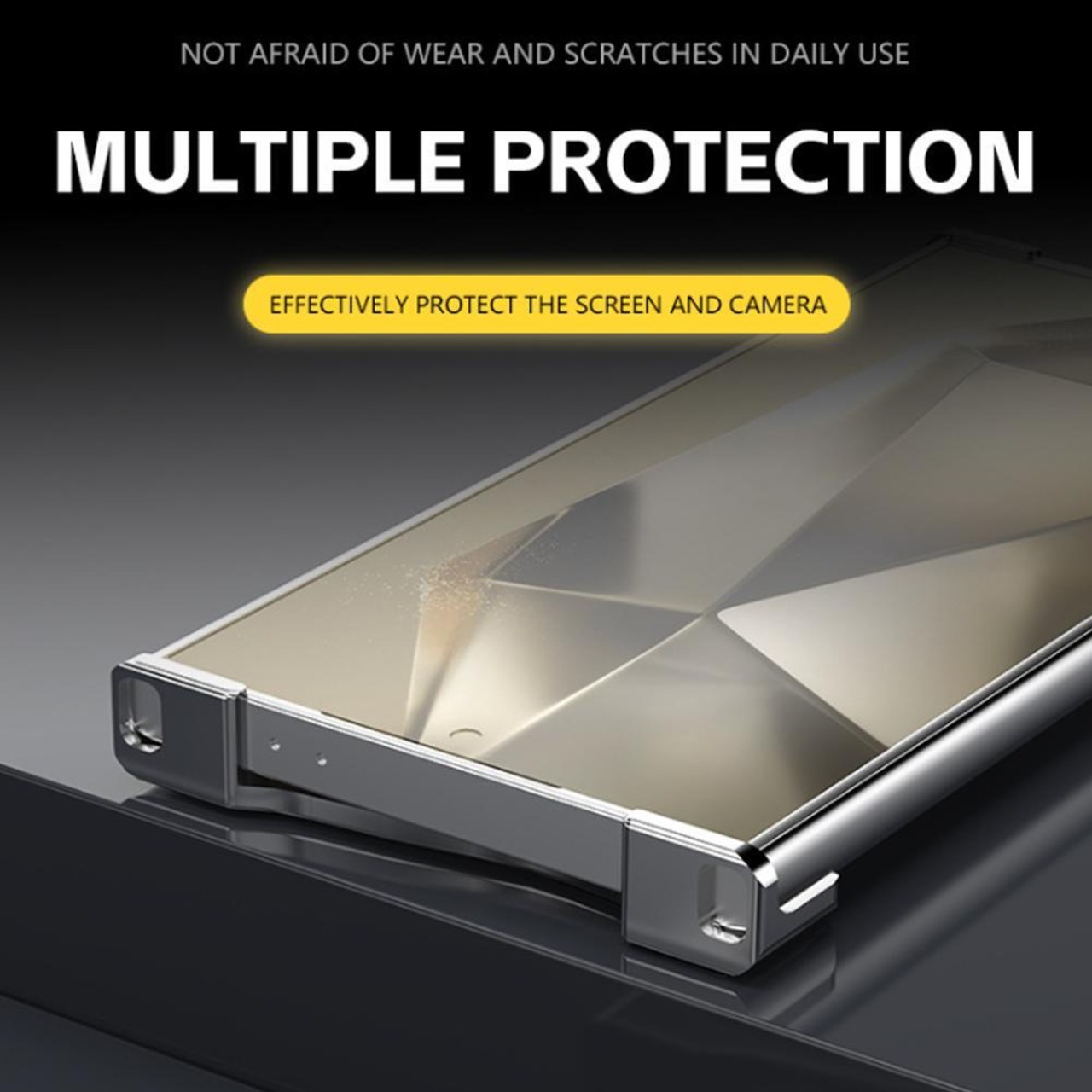◆Galaxy S25/S24/S23/Plus/Ultra◆ Irregular Aluminum Bumper Phone Case / イレギュラー アルミニウム バンパー スマホケース
