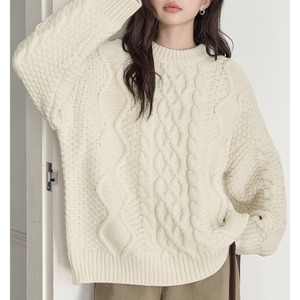 cable knit thick pullover sweater