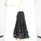 社交ダンス 衣装 スタンダード スカート レッスンウェア レディース 練習着 Roger 光沢感 無地 シンプル フォーマル 華やか かわいい 上品 ブラック系 フレアスカート おしゃれ ダンス用スカート モダンダンス 撮影用衣装 エレガント シンプルデザイン 上品スタイル レッスン用スカート プロ向け 自宅練習 着やすい 伸縮性優れた デイリーユース