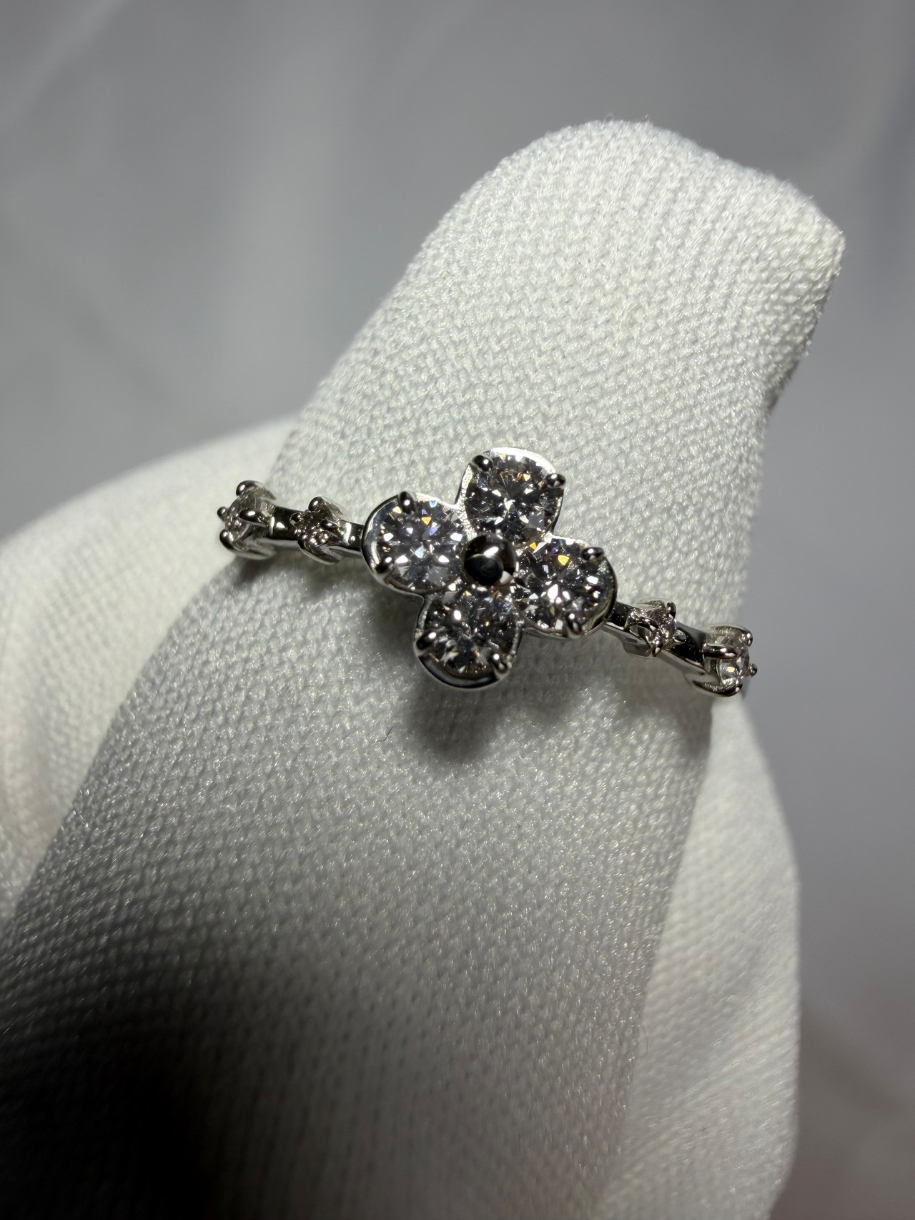 天然ダイヤモンド(0.2ct)リング/PT950