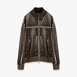 FAKE AS FLOWERS / FAF 26AW VELOUR PEARL JERSEY (BROWN)
