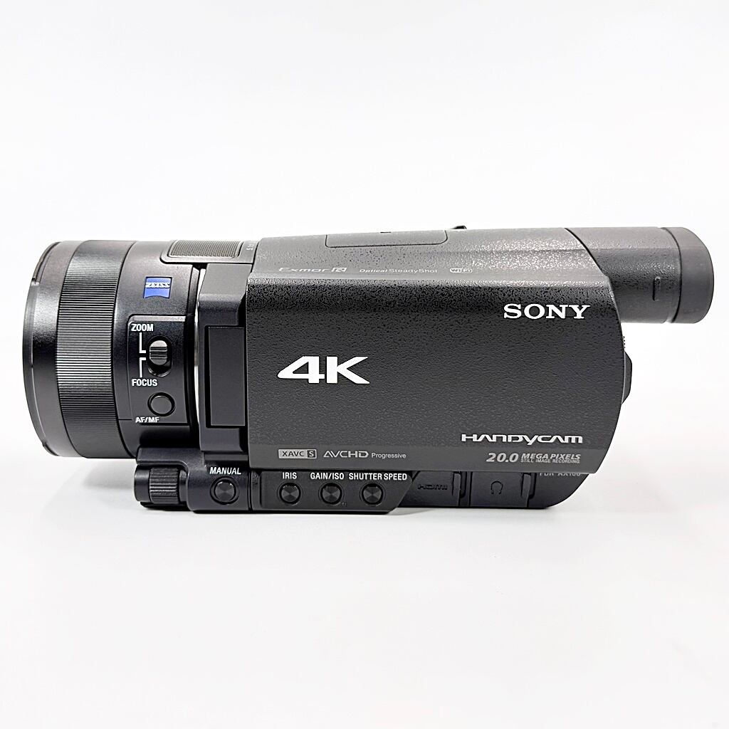 【訳あり】ソニー SONY Handycam FDR-AX100 デジタル4Kビデオカメラレコーダー ブラック 中古 訳あり】ソニー SONY Handycam FDR-AX100 デジタル4Kビデオカメラ