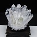 水晶 クラスター 水晶 原石 水晶クラスター 台座付属 一点物 182-8665