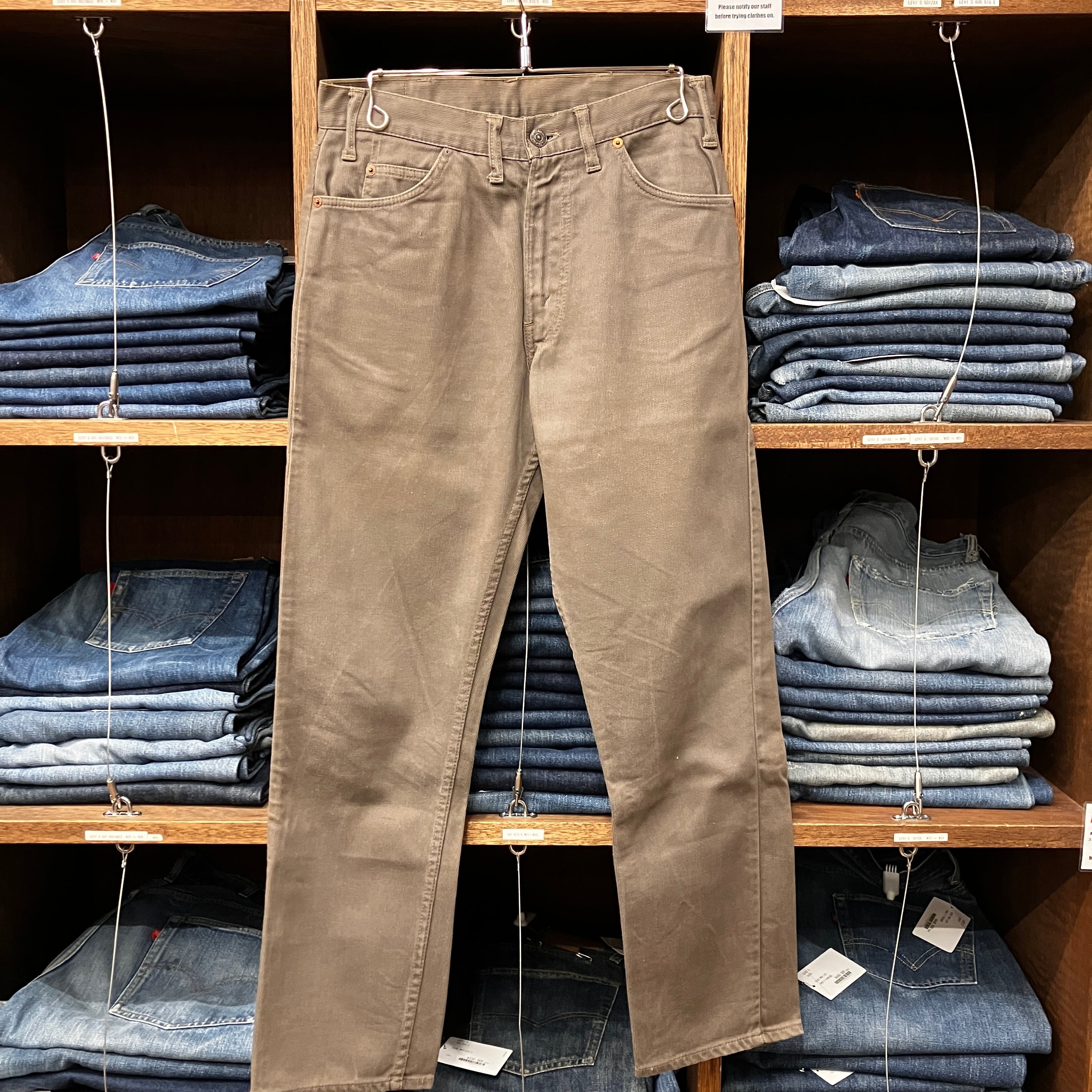 ① 1970S LEVI'S 519 PIQUE COTTON PANT BIG E | safarionline