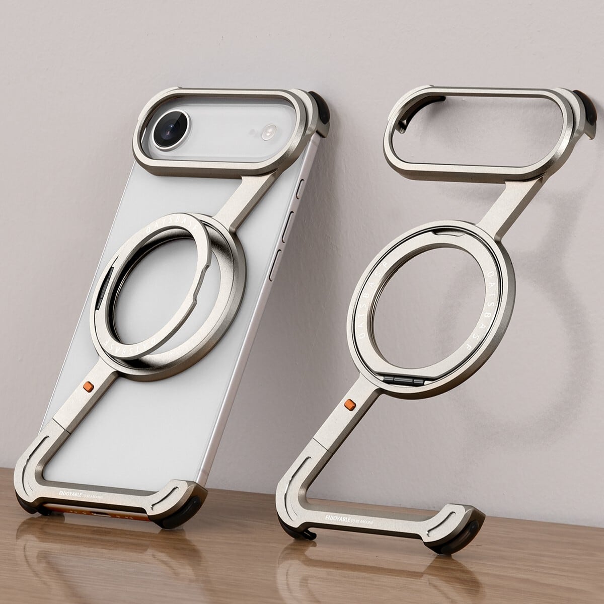 ◇iPhone17 Pro/Pro Max/Air◇ Z-Shaped Aluminum Phone Case / Z