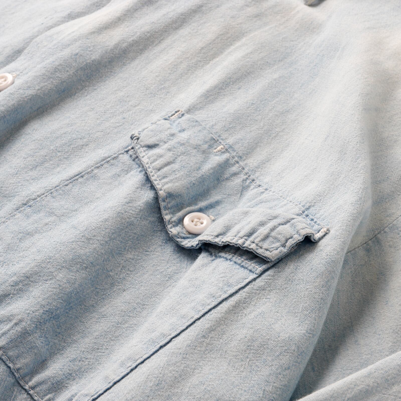 希少】70s Lee special vintage chambray shirt big size made in USA