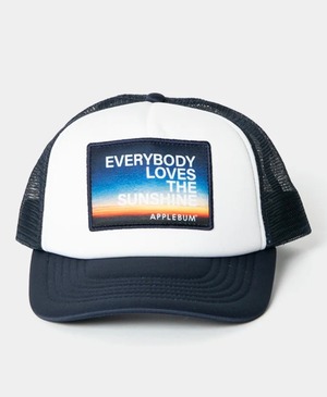 【APPLEBUM】アップルバム “EVERYBODY LOVES THE SUNSHINE” MESH CAP (NAVY)  メッシュCAP