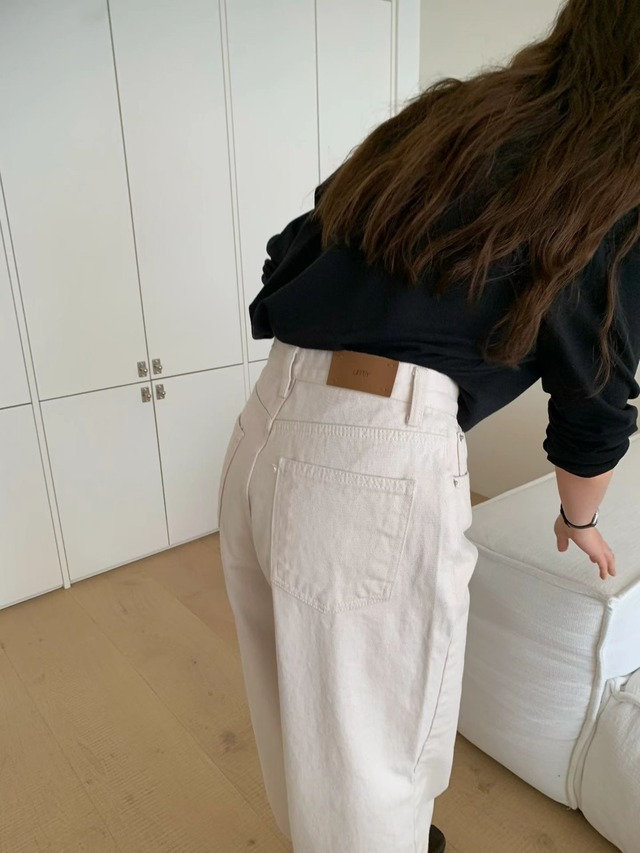 (予約) LIFFEY / Wool collar tee 3color