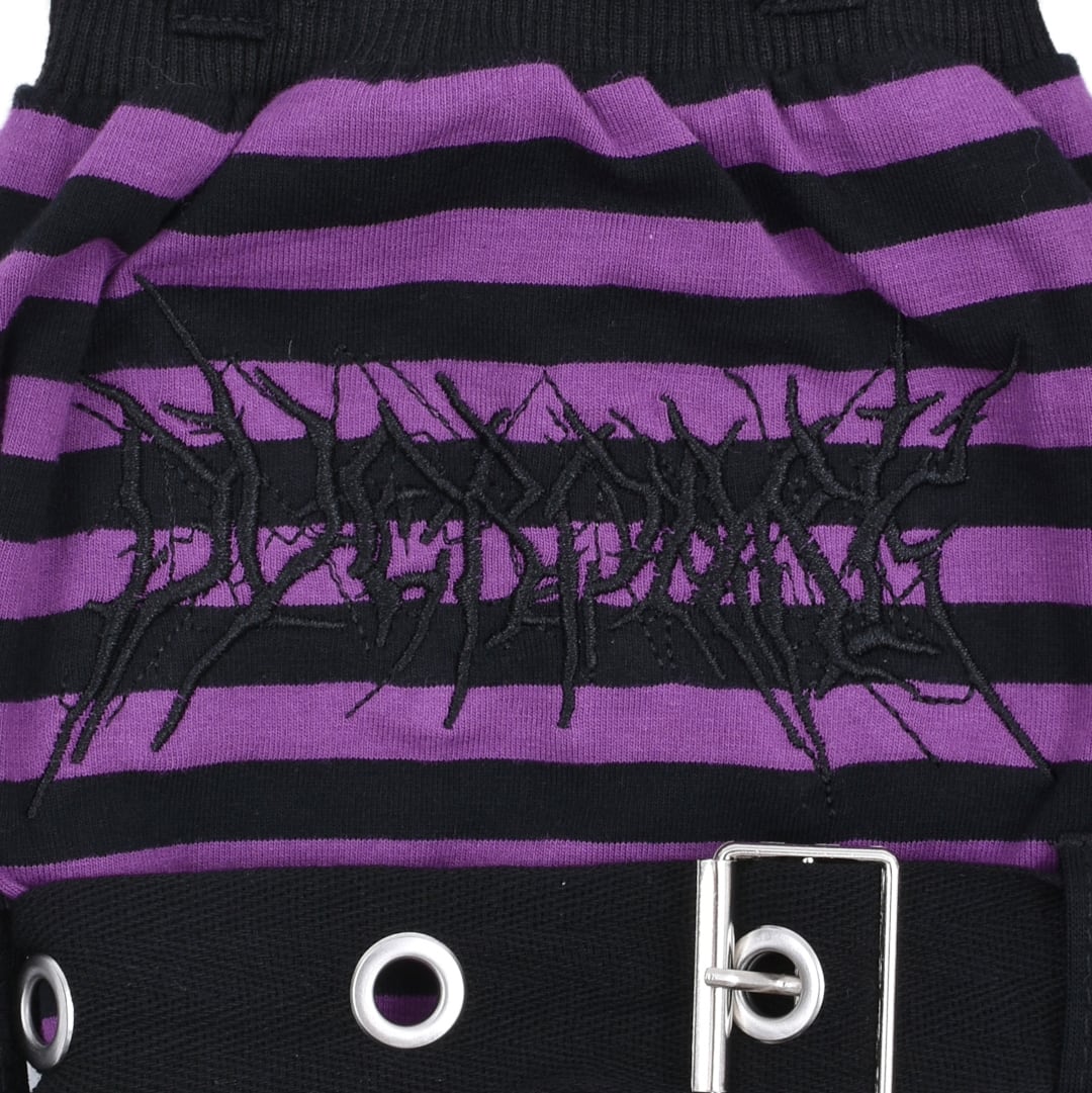 サブカル刺繍☆ボーダーベルトレッグウォーマー | VOLCAN&APHRODITE