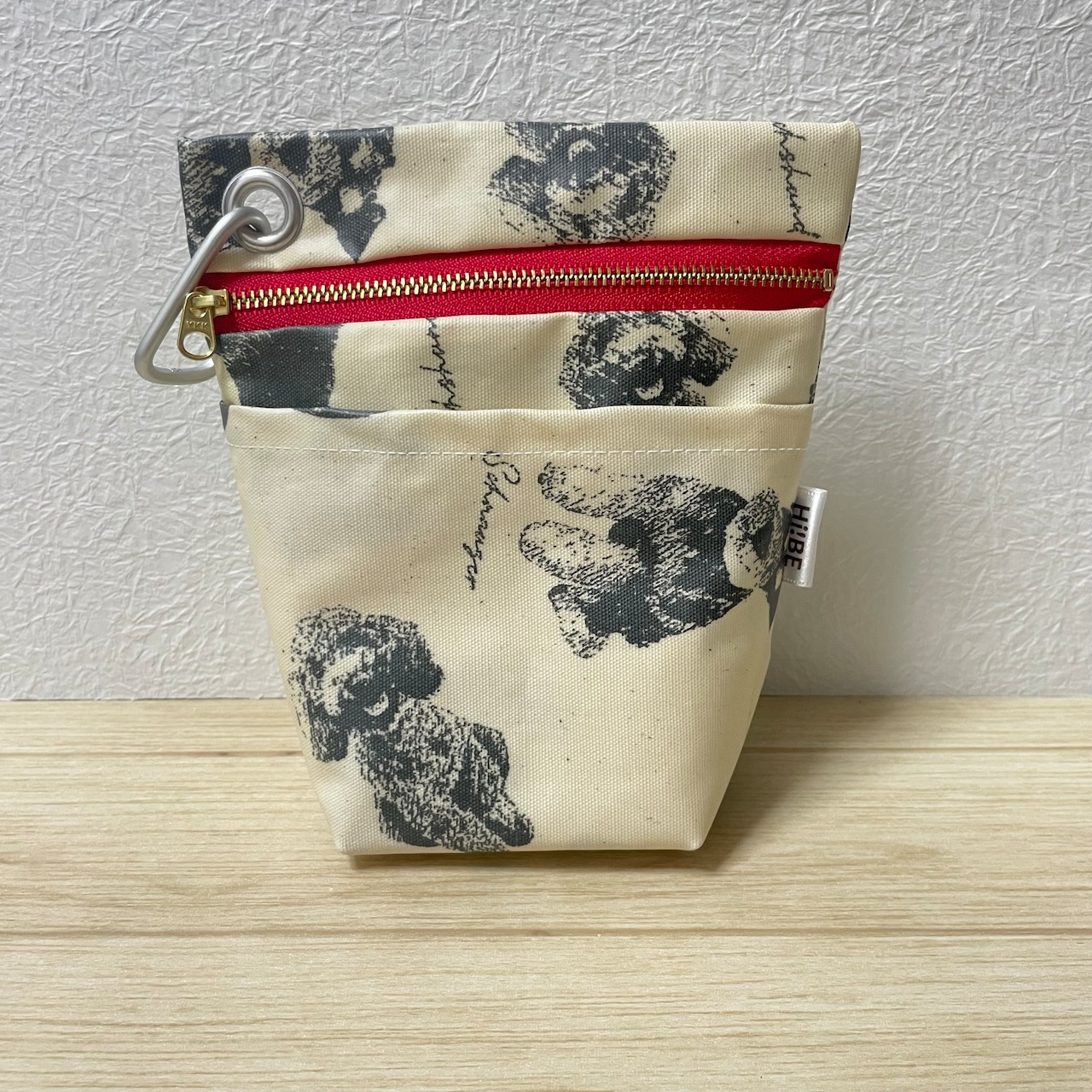 【Mサイズ】犬柄・プードル、シュナウザー|BIG消臭ポーチ★小型犬〜中型犬 うんち回収 排泄