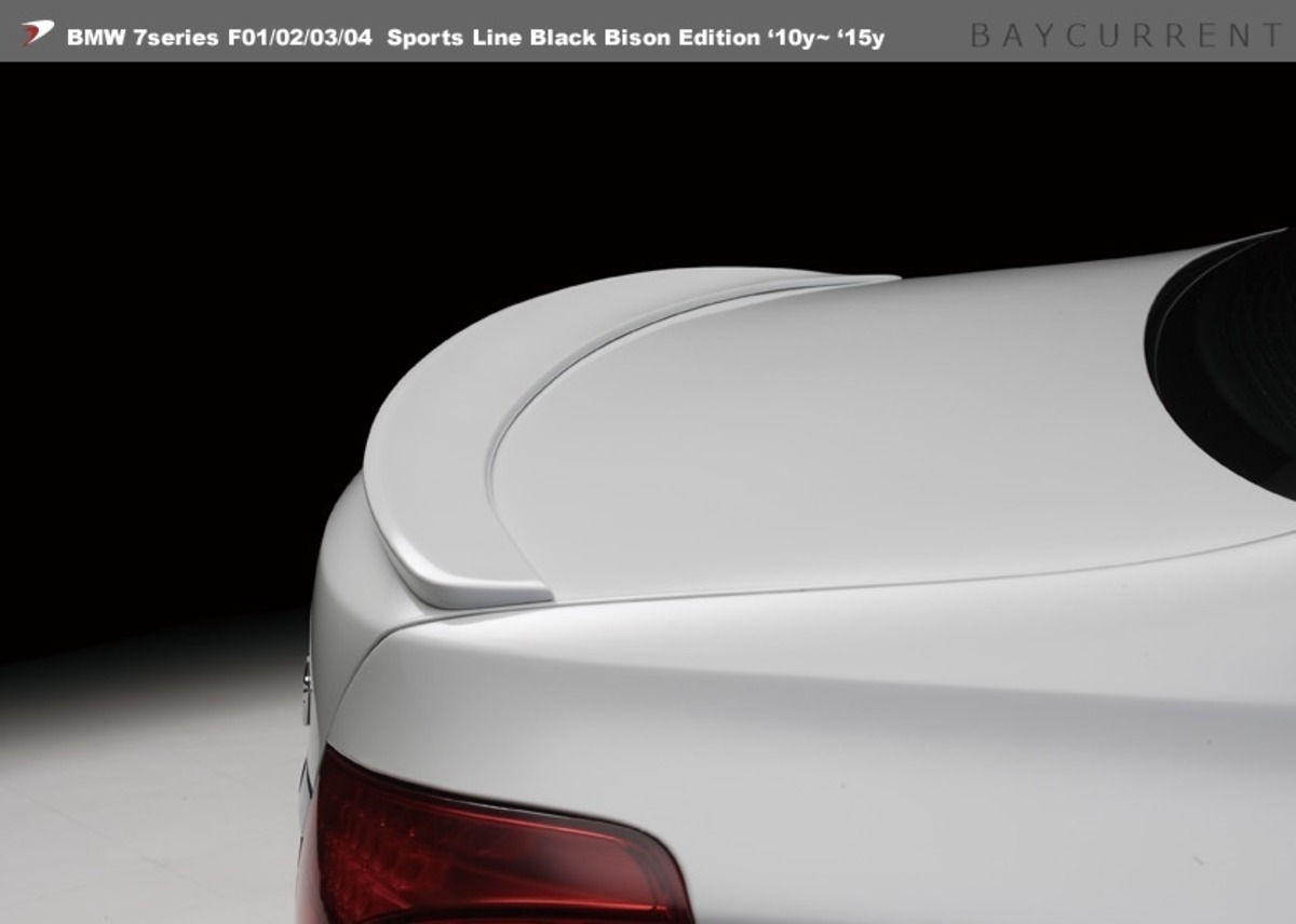 WALD BlackBison Edtion】 BMW F01 F02 F03 F04 2010y~2015y トランク 