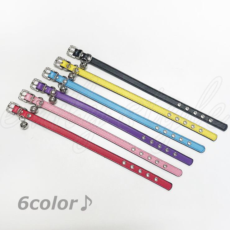 セール♬ ペット用首輪 鈴付き ♪ ラインストーン 首輪 【T2 セール♬ ペット用首輪 鈴付き ♪ ラインストーン 首輪 【T2